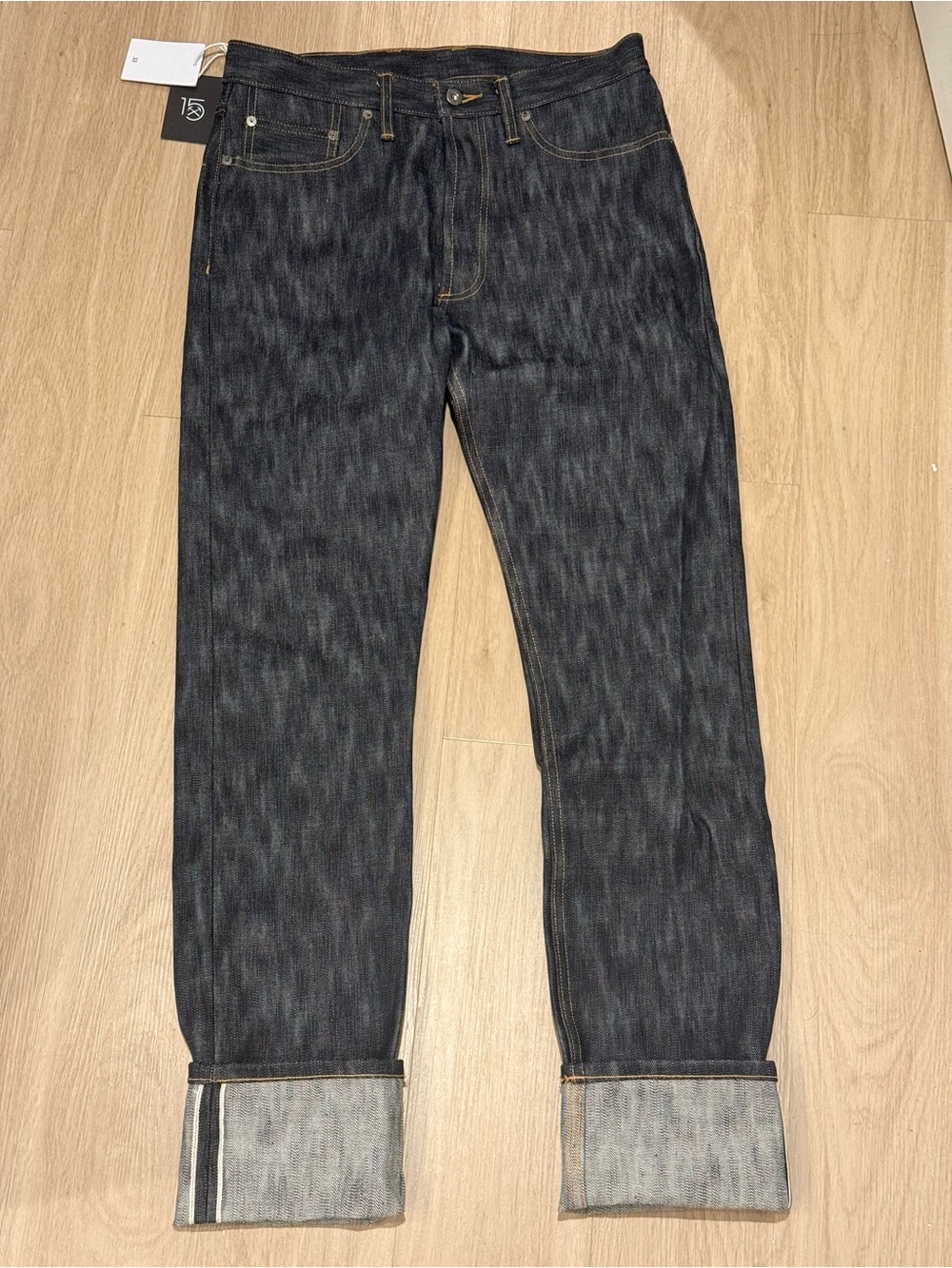 Men's Dark Indigo Raw Selvedge Jeans